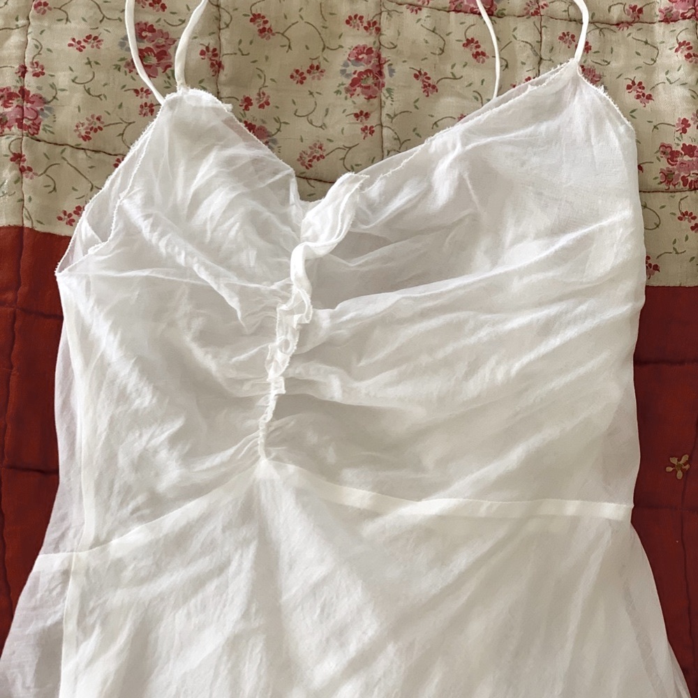 Philosophy Alberta Ferretti  Distressed Cotton Dress